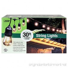 Feit Electric 72041 30' 10-Socket 15 Bulbs Outdoor String Light Set - B016FKC4TS