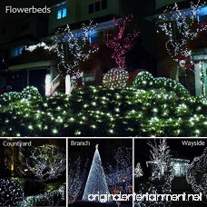FULLBELL LED String lights Fairy Twinkle Decorative Lights 200 LED 65.6 Feet with Multi Flashing Modes Controller for Kid's Bedroom Wedding Chirstmas Tree Festival Party Garden Patio (White) - B07281M4V6