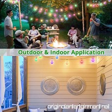 Globe String Lights 100 LED Colored Fairy Lights Waterproof String Lights Plug in 44 Ft Warm White String Light with Remote Control for Patio Garden Party Xmas Tree Wedding Decoration - B07D7W8FBV