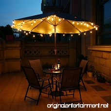 Gorld 100Ft G40 Globe String Lights UL listed Backyard Lights Super Long Hanging Indoor/Outdoor String Light for Deckyard Tents Patios Weddings Party Decor 67 Clear Bulbs + 4 Spare Black - B072QYN16P