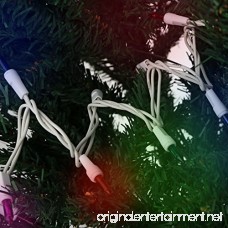 Holiday Essence 100 Multi-Color Christmas Lights with White Wire – Professional Grade for Indoor / Outdoor Use – Static + Flashing UL Certified. - B01N8TOGVU