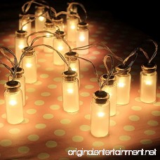 LED String light Dailyart Vintage Clear Glass Jar LED String Lights Mason Jar Fairy Lights Battery Operated 7.2ft - B01ELF95O6