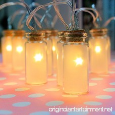 LED String light Dailyart Vintage Clear Glass Jar LED String Lights Mason Jar Fairy Lights Battery Operated 7.2ft - B01ELF95O6