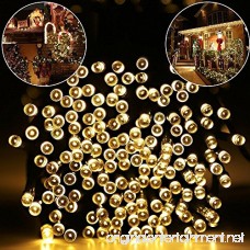 MZD8391 Upgraded Stay-On 66FT 200 LEDs Christmas String Lights Outdoor Indoor - 100% UL CERTIFIED - For Wedding Party Patio Porch Backyard Garden Decoration Warm White - B07BMQ2QJR