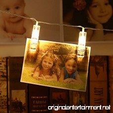 Photo Clips String Lights Reabeam Twinkle Light Wedding Anniversary Party Home Bar Coffee Shop Christmas Halloween Decor Lights Battery Powered for Hanging Pictures Notes Memos Artwork - B075JB4437