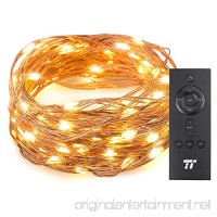 TaoTronics 33 ft 100 LED String Lights With RF Remote Control  Super Soft Copper Wire Waterproof Outdoor And Indoor Decorative Lights For Bedroom  Patio  Garden  Gate  Yard  and More - B076F5N1DB