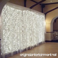 TORCHSTAR 18W Window Curtain Light  Icicles Christmas Fairy Light  5000K daylight Extendable 300 LEDs 8 Modes Decorative Starry Light for Festival/Wedding/Party/Garden - B01FFK4KP0