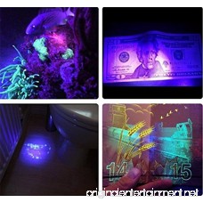 UV Blacklight Led Strip Waterproof 16FT 3528SMD Ultraviolet Light UV LED Strip Light Night Fishing with Check Sterilization Function DC12V(Black PCB) - B01CX702DM