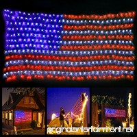 xtf2015 Led Flag Net Lights of The United States  Waterproof American Flag Light For Festival  Holiday  Independence Day  4th of July  Memorial Day  Decoration  Garden  Yard  Fence  Indoor And Outdoor - B078YNL1HH