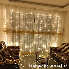 YULIANG Led Curtain Lights 300led 3m3m/9.8Ft9.8Ft Christmas Curtain String Fairy Lights for Home Garden Kitchen Outdoor Wall Party Wedding Window Decorations 110v Us Plug - B01I95U598