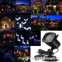 AcTopp Christmas Projector Lights Outdoor Holiday Light Projector with 12+1 Switchable Pattern Lens Led Landscape Spotlight  Valentine's Day Motion Lamp Lights for Garden Home Decoration Birthday - B01LPM5EHK