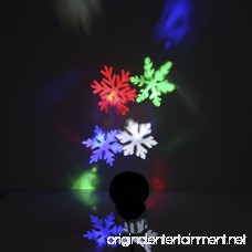 B-right Moving Christmas Snowflake Projector Lights 6 LEDs Landscape Projector Light for Indoor/Outdoor Wall Decoration Party Light Christmas Light - B017U6D7WO