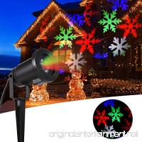 B-right Moving Christmas Snowflake Projector Lights  6 LEDs  Landscape Projector Light for Indoor/Outdoor  Wall Decoration  Party Light  Christmas Light - B017U6D7WO