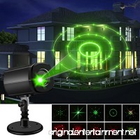 Christmas Laser Lights Outdoor Projector lights  Auto-Timer Waterproof Red and Green Laser Light  Energy-saving Creating a Twinkling Star World Show Garden Spotlight For Xmas Holiday Party Landscape - B075M5L73Z