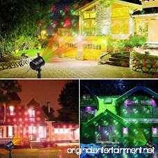 Christmas Laser Lights Waterproof Star Shower Projector Lights with RF Wireless for Christmas Party Landscape and Garden Decorations - B073W5VCSR