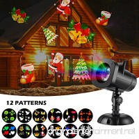 Christmas lights  Halloween Christmas Star Outdoor Night Shower Snowflakes Projector Light Decorations 12 Slides Show LED Moving Landscape Spotlights for Holiday Christmas Decorations - B075LSS1KG