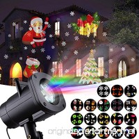 Christmas Lights  HONGGE LED Projector Light with 18 Switchable Patterns Waterproof Spotlight Night Light for Christmas  Indoor and Outdoor  Halloween  Party  Birthday  Holiday  Landscape Decorations. - B075FVSWWM