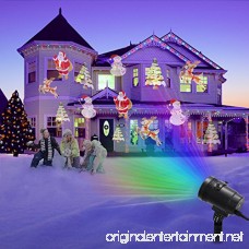Christmas Projector Light Party LED Projector Lights Switchable Slides/14 Patterns Decorative Light for Halloween Thanksgiving Holiday 4 Speed Modes IP65 Waterproof Timing Function Thermal Module - B072QBRXD5