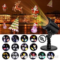 Christmas Projector Light   Party LED Projector Lights Switchable Slides/14 Patterns Decorative Light for Halloween Thanksgiving Holiday 4 Speed Modes  IP65 Waterproof  Timing Function Thermal Module - B072QBRXD5