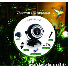 Christmas Projector Light TGJOR 12 Patterns Red&Green LED Waterproof Indoor&Outdoor lasher Light with RF Wireless Remote Control and Smart IC Protection for Xmas Party Bar and Holiday Decoration - B076VK3RWP