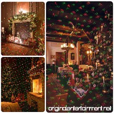 Christmas Projector Lights-12 Pattern IP65 Waterproof Outdoor Projection Lights for Christmas Halloween Holiday Party and Various Parties with Different Atmosphere(Black-2) - B07715X5KS