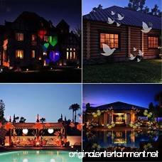 Christmas Projector Lights 12 Slides Waterproof IP65 Outdoor Landscape 4W Motion LED Projection Lights for Decoration Lighting on Xmas Holiday Birthday Wedding Party - B07BMX9W4C