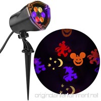 Disney Mickey Multi-Function Red/Orange/Purple/Green Led Multi-Design Halloween Outdoor Stake Light Projector - B075CTNLXS