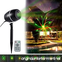 Holiday Galaxy Lights Projector  Popstar Outdoor Star Motion Shower Waterproof LED Red and Green Slide Show Magic Fairy Projection Lighting for Halloween Outside House Holidays Xmas Decoration - B073ZC8ZSS