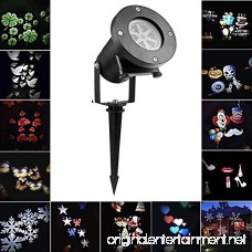 Holiday Projector Lights Komost LED Projector Lights with 12 Switchable Patterns Indoor and Outdoor for Holiday Lanscape Decoration - B075M8N1KL