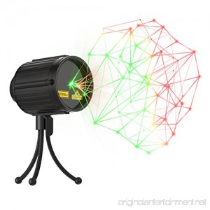 Laser Lights Christmas LED Projector Star Laser Shower with RF Remote Controller IP65 Waterproof Outdoor Indoor Green and Red Star Light for Xmas Holiday Party and Garden Decoration - B074H5ZYB9