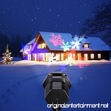 Led Christmas Light Projector FengNiao led projector light show with 12 Switchable Patterns Waterproof Outdoor led projection light for Christmas Halloween and Other Holiday - B0759FRYZC