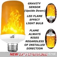 LED Flame Effect Light Bulb - LED Flickering Flame Light Bulbs  Simulated Decorative Light Atmosphere Lighting Vintage Flaming Light Bulb  Gravity Sensor(Upside Down)  E26  3 Modes (1 Pack) - B078MBHR1R