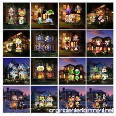 Led Garden Light Projector Projection Lamp Fairy Lights Show For Valentine's Day Holiday Party Landscape Stage Lighting 16 patterns Waterproof Indoor or outdoor Use (16 slides 2) - B076KYMC5C