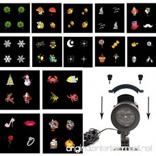 LED Projector Light- Blinbling 2017 NEWEST Outdoor LED Lights Projector with 14 Festive Lights Designs for Halloween Christmas Birthday Holiday Landscape Decoration Waterproof - B075JB53F5