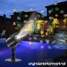 LED Projector Light- Blinbling 2017 NEWEST Outdoor LED Lights Projector with 14 Festive Lights Designs for Halloween Christmas Birthday Holiday Landscape Decoration Waterproof - B075JB53F5
