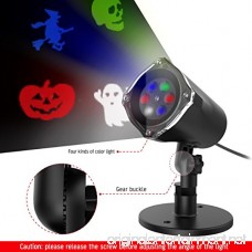 Led Projector Light Gvoo Halloween Decoration Outdoor Indoor Projector Lights Colorized Auto Moving Waterproof Party Lights for Wall Decoration - B075VMBJWH
