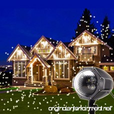 LED Snowflake Projector Lights Christmas Projector Outdoor Snowfall LED Lights Indoor Outdoor Christmas Snowflake Decorations Holiday Xmas - B074W2C6MY