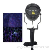 LSIKA-Z RGB Waterproof Laser Christmas Lights Outdoor Landscape Garden Laser Light Projector Aluminum Alloy Red Green and Blue with RF Wireless Remote Control for Party House Holiday Decoration - B01K1RGT7Y