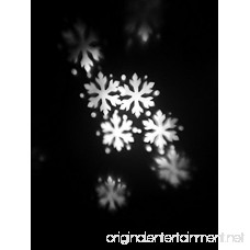 Outdoor Chritsmas Decorations LED Snowflake Projector Lights White Holiday Snowfall Waterproof Landscape Lights for Halloween Garden House Party Wedding Lawn Disco Xmas Decorations - B075WNGJRS
