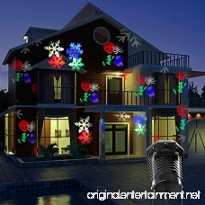 Party Projection Lights Led Projector Light Kohree Outdoor Light Snowflake Spotlight 10 Pattern Sparkling Landscape Lights for Holiday Party Waterproof Multilcolor - B01LZKPOCM