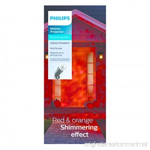 Philips Halloween Motion Projector with LED Bulbs - Red & Orange - B077CTSJZQ