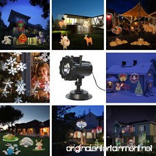Projector Light 16 Slides Takihoo Upgrade Indoor Outdoor Holiday Projector Led Rotating Night Lights Snowflake Spotlight for Easter Day Kids Room Birthday Wedding Party Garden Decoration - B075CLKW65