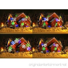 Projector Lights OUTERDO 10 Pattern LED Projector Spotlight Holidays Lighting Waterproof Outdoor Wall Decoration Light for Party Wedding Garden/Yard/Wall Decorating - B01M5FKOD9
