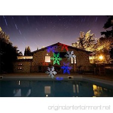 Snowflake Spotlight Indoor/outdoor LED Landscape Projector Light for Outdoor Decor/Stage Irradiation/ Christmas Holiday /Home Decoration/ Wall Motion Decoration - B01KHFQ0JC