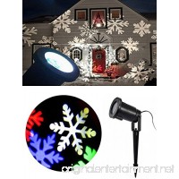 Snowflake Spotlight Indoor/outdoor LED Landscape Projector Light for Outdoor Decor/Stage Irradiation/ Christmas Holiday /Home Decoration/ Wall Motion Decoration - B01KHFQ0JC