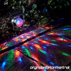 Solar-Powered LED Rotating Colourful Projection Lamp Sound Sensor Magic Ball Yard Garden Festival Wedding Decoration - B07CTMMM7V