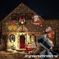 SOLLED Light Projector Christmas LED Landscape Projection with 12 Patterns for Outdoor Garden Holiday Party - B075V4HXWB
