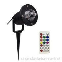StarLight Outdoor Ripple Effect Light Projector with 7 Colors  Remote Control - Light Decoration for Outside or Inside Your House  for Holidays  Parties  Dances  Etc. - B01MD0UL0I