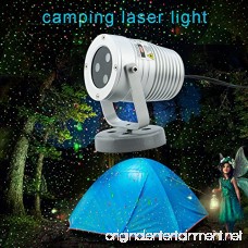 Starry outdoor/indoor laser light 3 color red green blur laser camping light for holiday - B01IDGK2UU