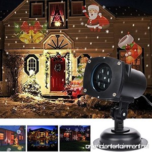 TD Design Halloween Decoration 12 Switchable Themes Landscape Projector Star Light Kids Night Light Waterproof LED Spotlight Wall Light for Outdoor Indoor and Lawn Christmas Light Star Projector - B01J5C04CC